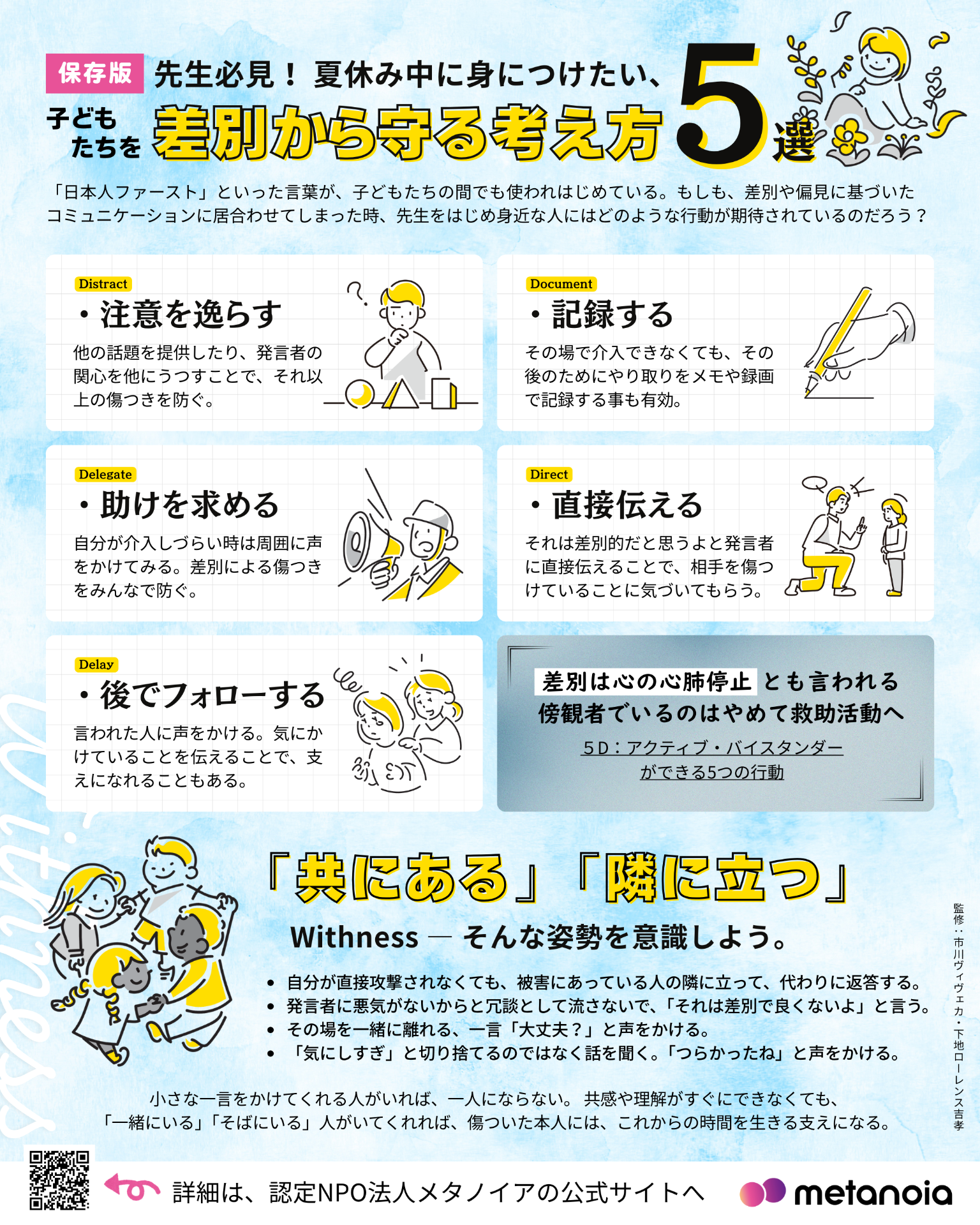 ［保存版］子どもたちを差別から守る考え方５選